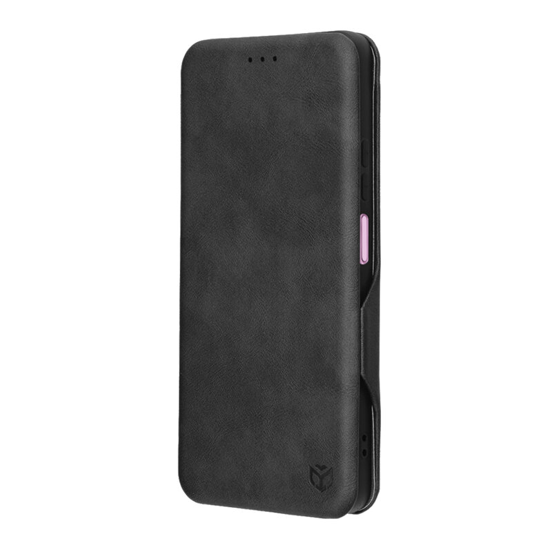 Husa 360° Oppo A5 Pro 5G Techsuit Safe Wallet Plus, negru