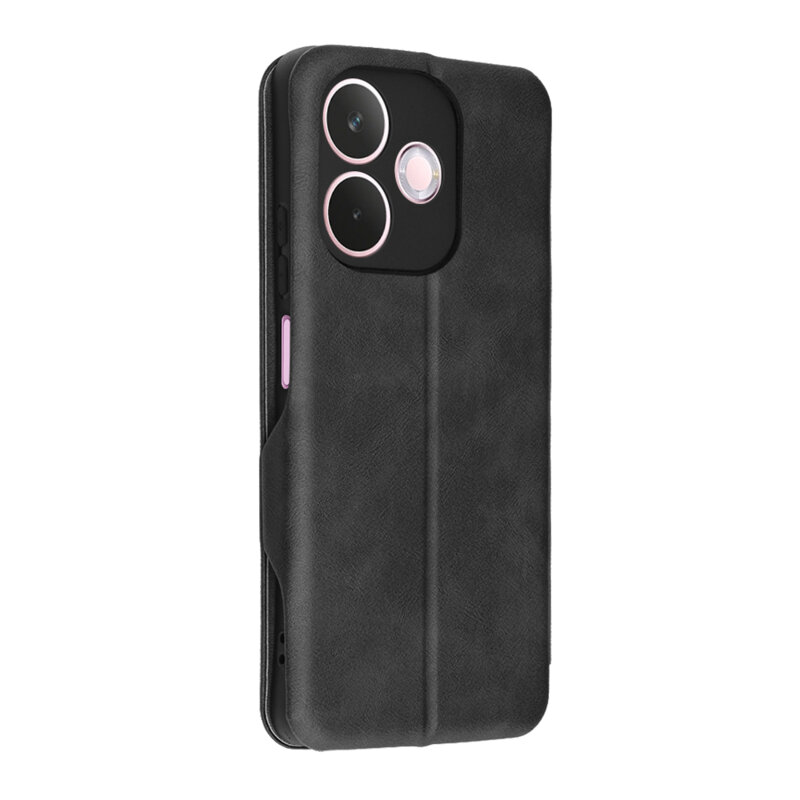 Husa 360° Oppo A5 Pro 5G Techsuit Safe Wallet Plus, negru