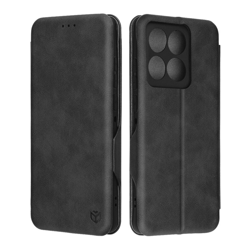 Husa 360° Motorola Edge 60 Pro Techsuit Safe Wallet Plus, negru
