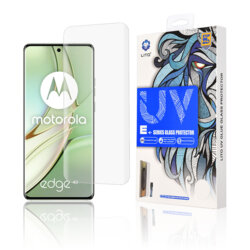 Folie sticla Motorola Edge 40 Lito UV Glue, transparenta