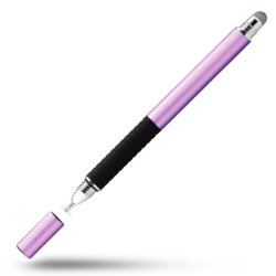 Stylus pen Techsuit, 2in1 universal, Android, iOS, roz deschis, JC02