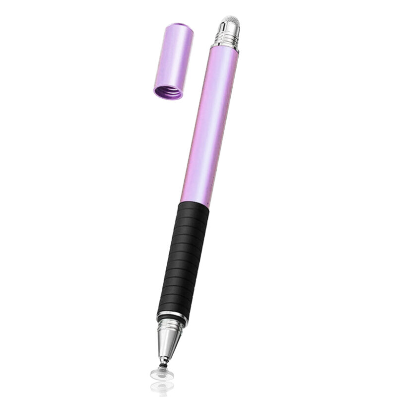 Stylus pen Techsuit, 2in1 universal, Android, iOS, roz deschis, JC02