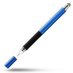 Stylus Pen Techsuit, 2in1 Universal, Android, iOS, Albastru Inchis, JC02