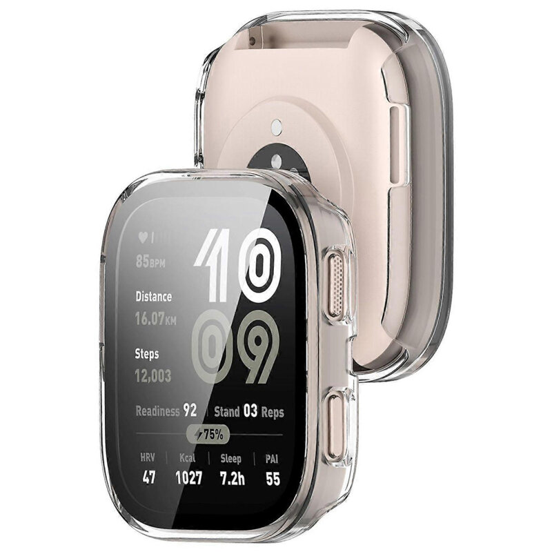 [Pachet 360°] Husa + folie Amazfit Bip 6 Techsuit Defense, transparenta