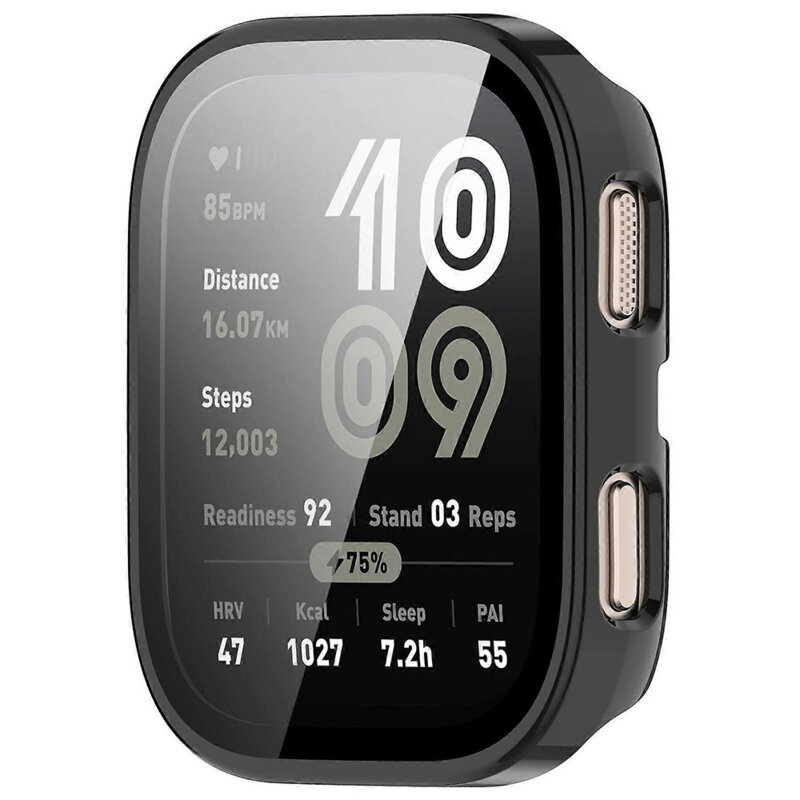 [Pachet 360°] Husa + folie Amazfit Bip 6 Techsuit Defense, negru