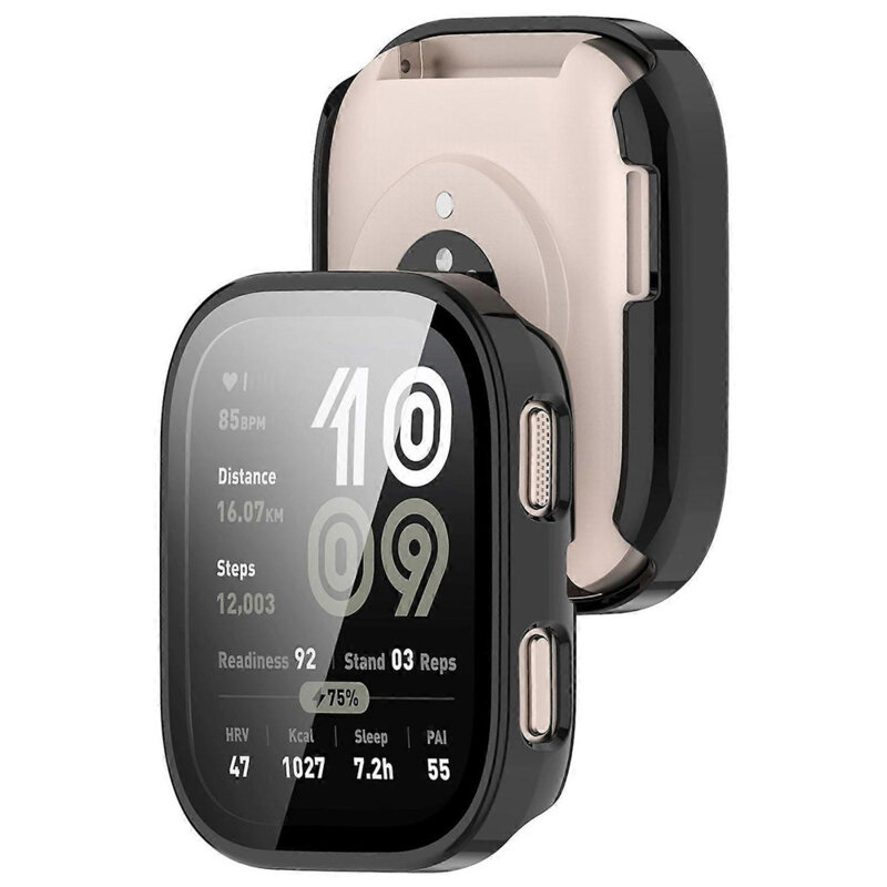 [Pachet 360°] Husa + folie Amazfit Bip 6 Techsuit Defense, negru