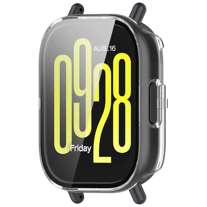 [Pachet 360°] Husa + folie Xiaomi Redmi Watch 5 Active Techsuit Defense, transparenta