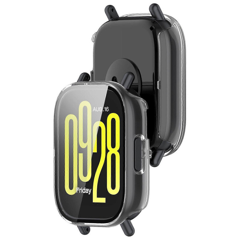 [Pachet 360°] Husa + folie Xiaomi Redmi Watch 5 Active Techsuit Defense, transparenta