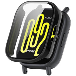 [Pachet 360°] Husa + folie Xiaomi Redmi Watch 5 Active Techsuit Defense, negru