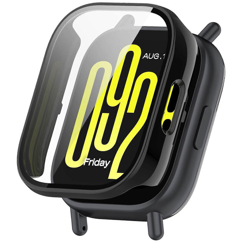[Pachet 360°] Husa + folie Xiaomi Redmi Watch 5 Active Techsuit Defense, negru