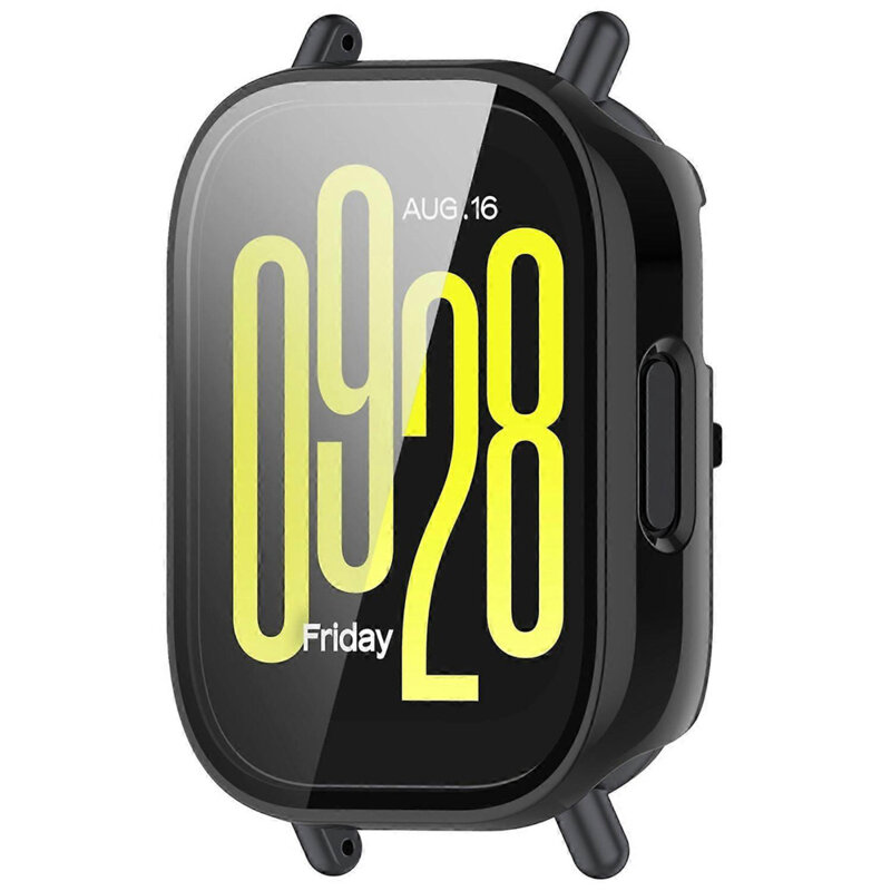 [Pachet 360°] Husa + folie Xiaomi Redmi Watch 5 Active Techsuit Defense, negru