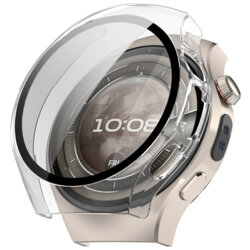 [Pachet 360°] Husa + folie Huawei Watch 5 42mm Techsuit Defense, transparenta