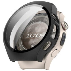 [Pachet 360°] Husa + folie Huawei Watch 5 42mm Techsuit Defense, negru