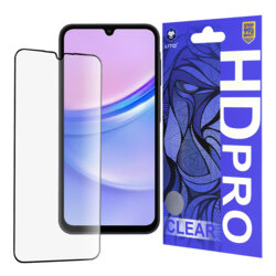 Folie sticla Samsung Galaxy A15 4G Lito HD Pro Clear, negru