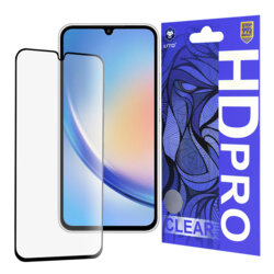 Folie sticla Samsung Galaxy A34 5G Lito HD Pro Clear, negru