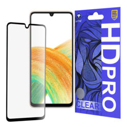 Folie sticla Samsung Galaxy A33 5G Lito HD Pro Clear, negru