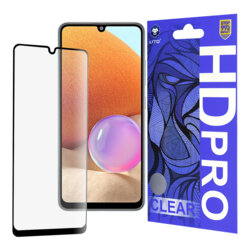 Folie sticla Samsung Galaxy A32 4G Lito HD Pro Clear, negru