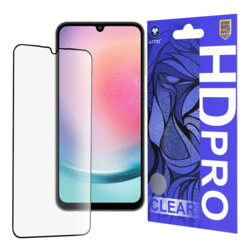 Folie sticla Samsung Galaxy A24 Lito HD Pro Clear, negru