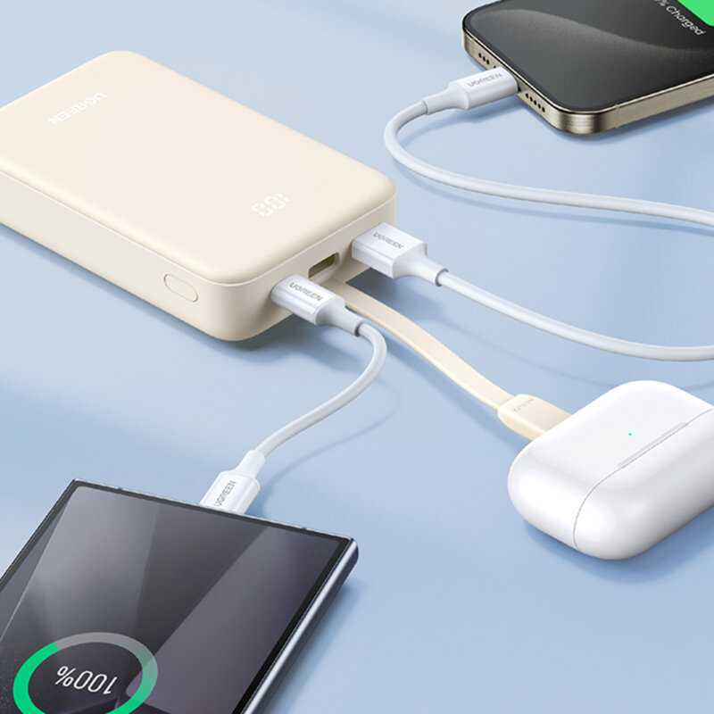 Baterie externa telefon 20000mAh Ugreen, 22.5W, 45762, gri