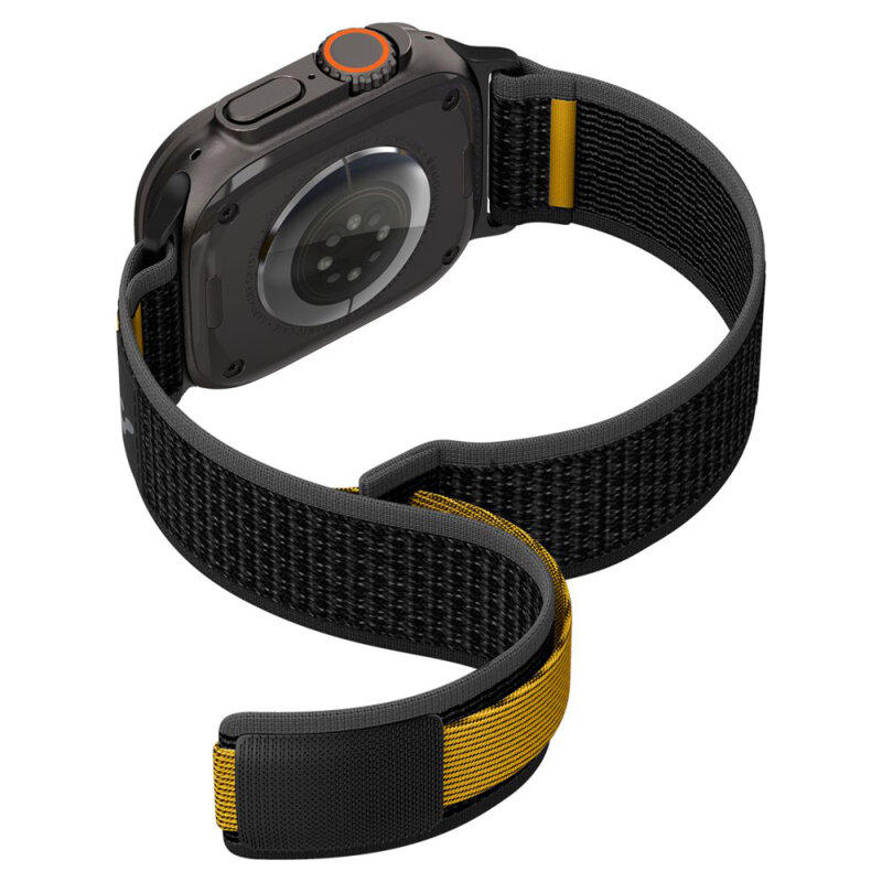 Curea Apple Watch 7 45mm Spigen Athlex Air, negru