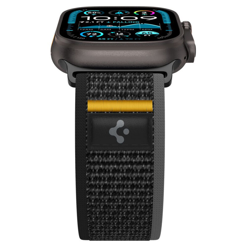 Curea Apple Watch 10 46mm Spigen Athlex Air, negru