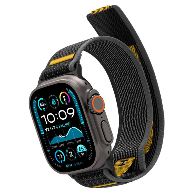 Curea Apple Watch 10 46mm Spigen Athlex Air, negru
