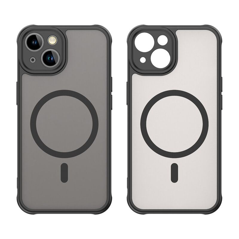 Husa iPhone 13 Techsuit HaloFrost II MagSafe, negru