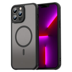 Husa iPhone 13 Pro Max Techsuit HaloFrost II MagSafe, negru