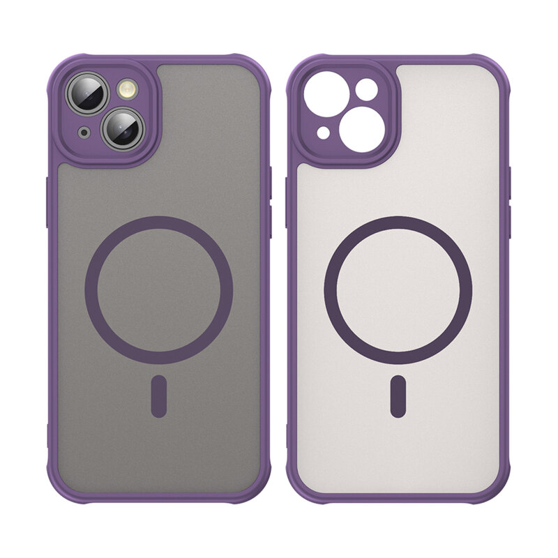 Husa iPhone 14 Techsuit HaloFrost II MagSafe, mov