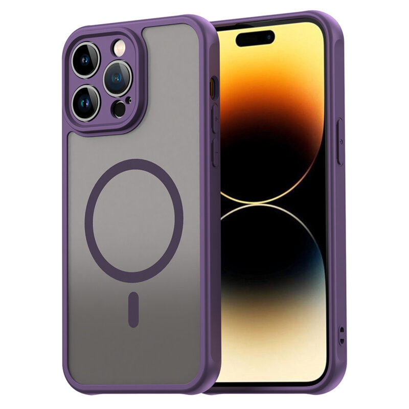 Husa iPhone 14 Pro Techsuit HaloFrost II MagSafe, mov