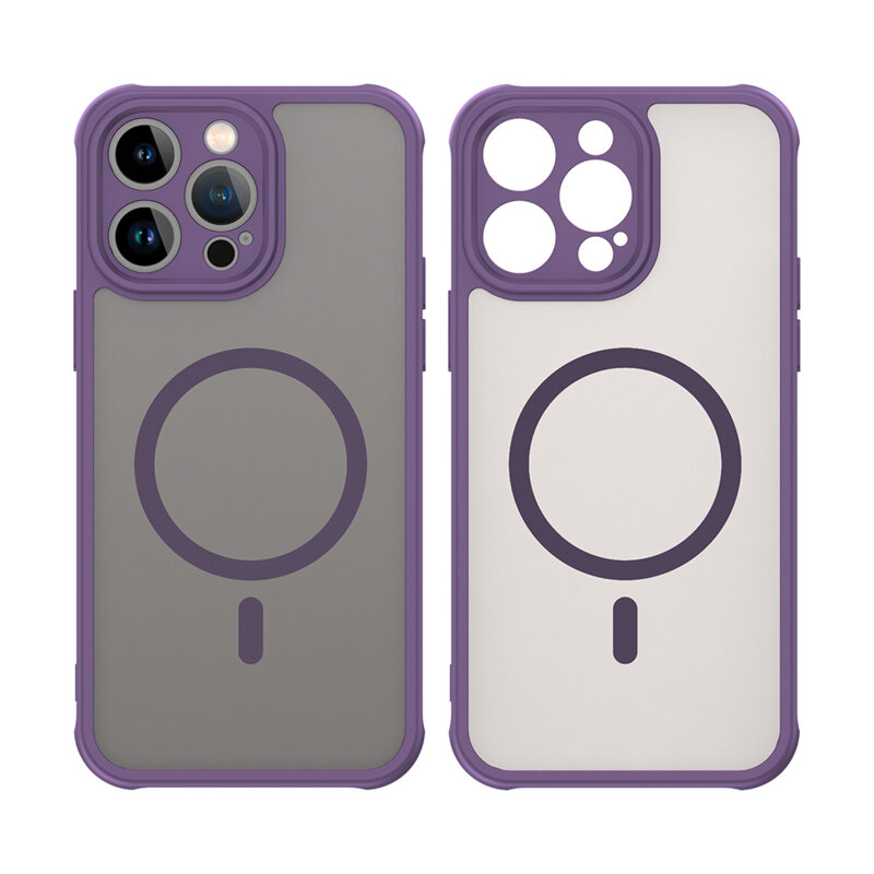 Husa iPhone 14 Pro Techsuit HaloFrost II MagSafe, mov