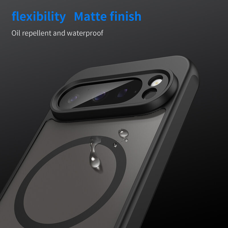 Husa Google Pixel 9 Pro Techsuit HaloFrost II MagSafe, negru
