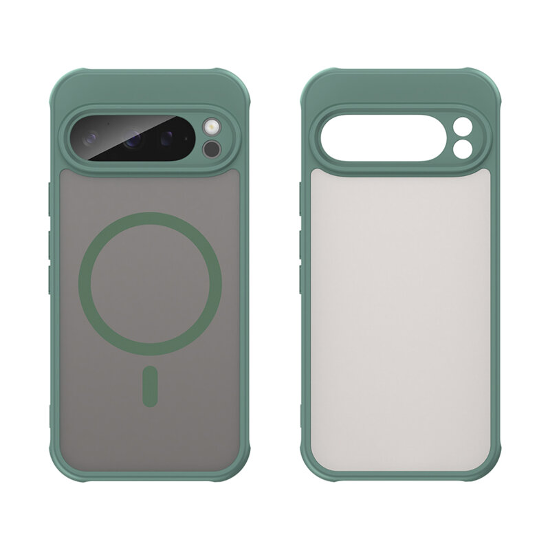 Husa Google Pixel 9 Pro Techsuit HaloFrost II MagSafe, verde