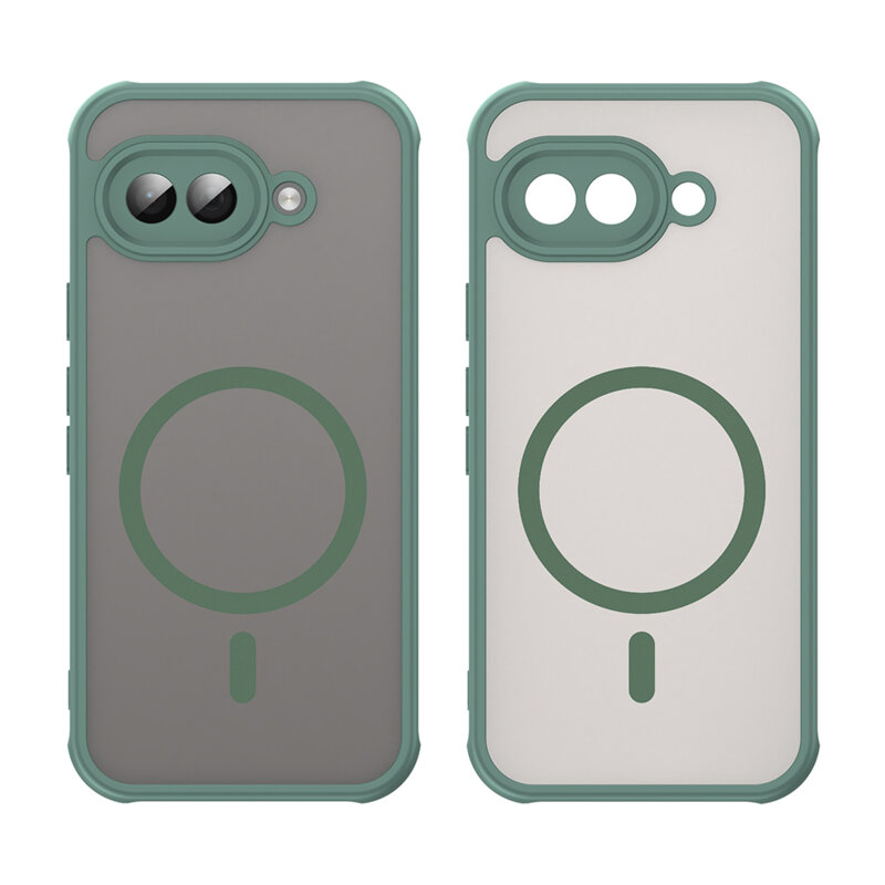 Husa Google Pixel 9a Techsuit HaloFrost II MagSafe, verde