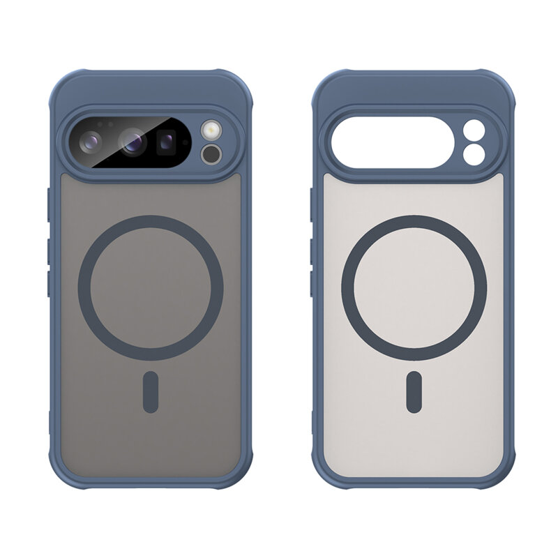 Husa Google Pixel 10 Pro Techsuit HaloFrost II MagSafe, bleumarin
