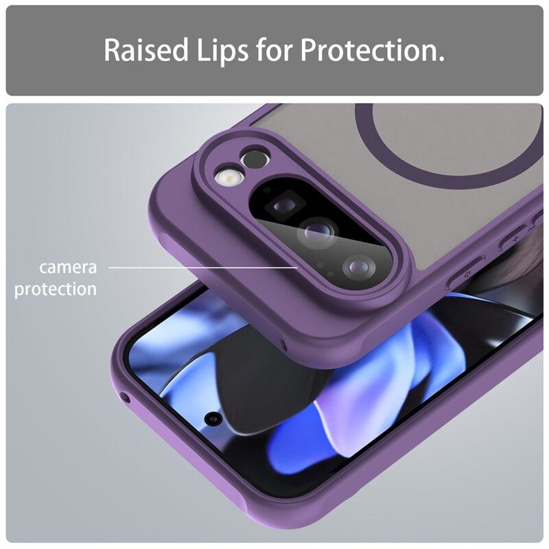 Husa Google Pixel 10 Pro Techsuit HaloFrost II MagSafe, mov