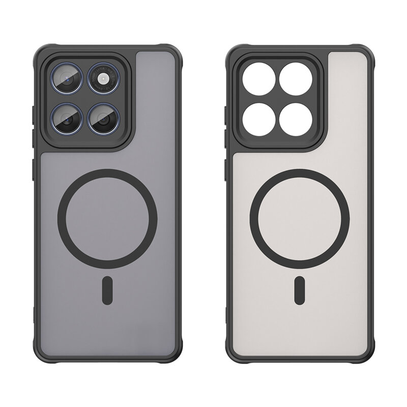 Husa Motorola Edge 60 Fusion Techsuit HaloFrost II MagSafe, negru