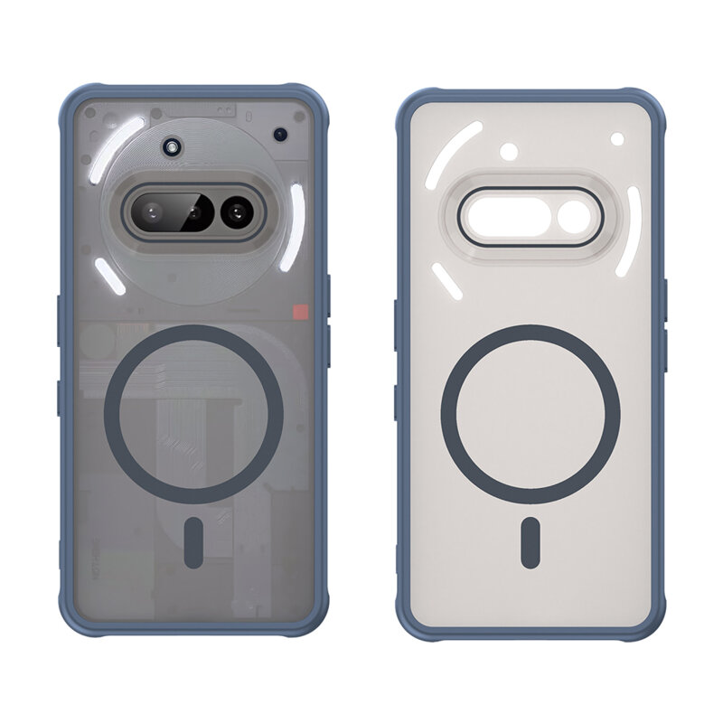 Husa Nothing Phone (3a) Techsuit HaloFrost II MagSafe, bleumarin