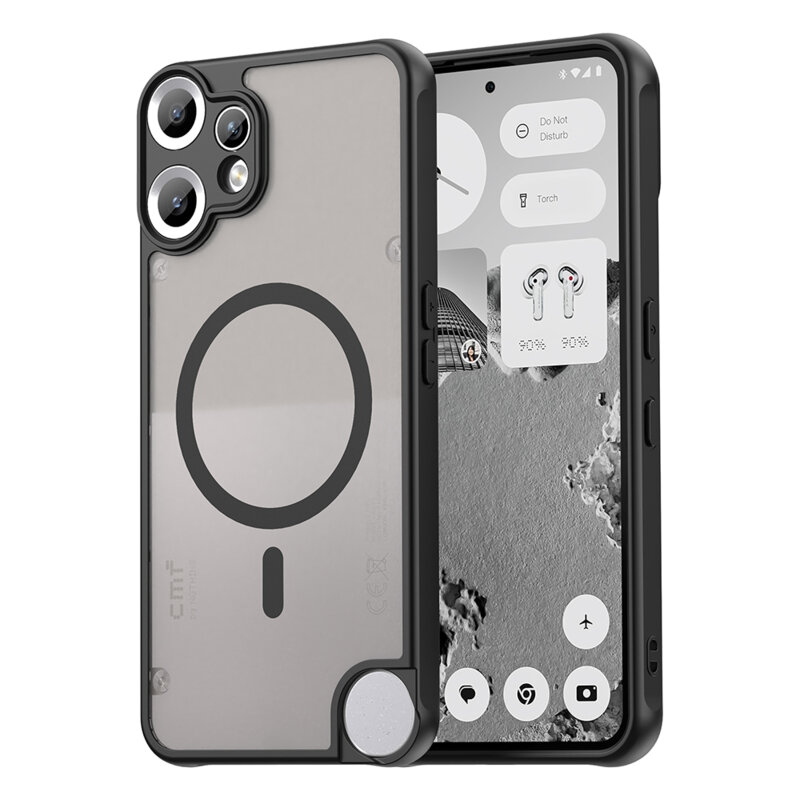 Husa Nothing CMF Phone 2 Pro Techsuit HaloFrost II MagSafe, negru