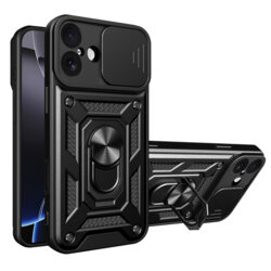 Husa iPhone 17 protectie camera Techsuit CamShield Series, negru