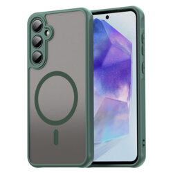 Husa Samsung Galaxy A35 5G Techsuit HaloFrost II MagSafe, verde