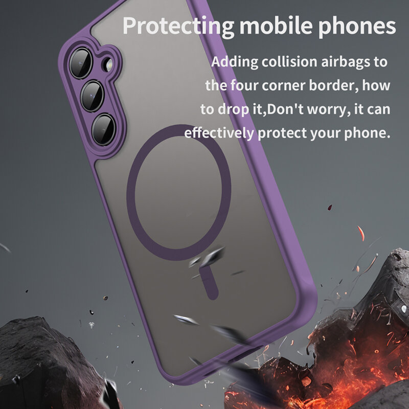 Husa Samsung Galaxy A35 5G Techsuit HaloFrost II MagSafe, mov