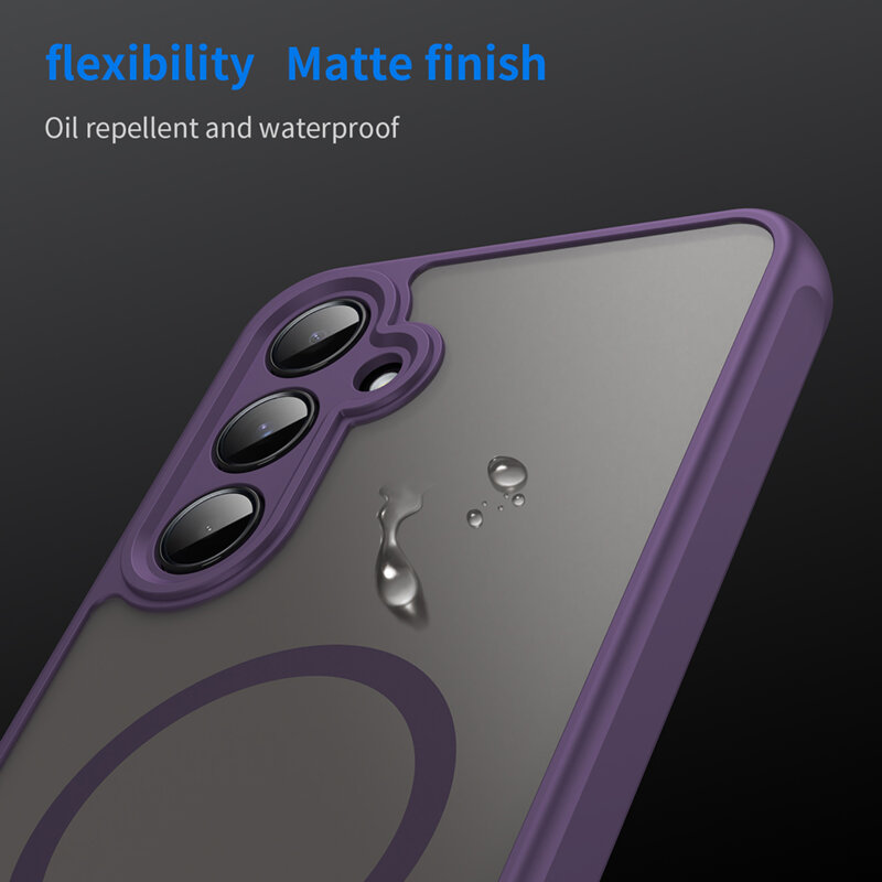 Husa Samsung Galaxy A55 5G Techsuit HaloFrost II MagSafe, mov