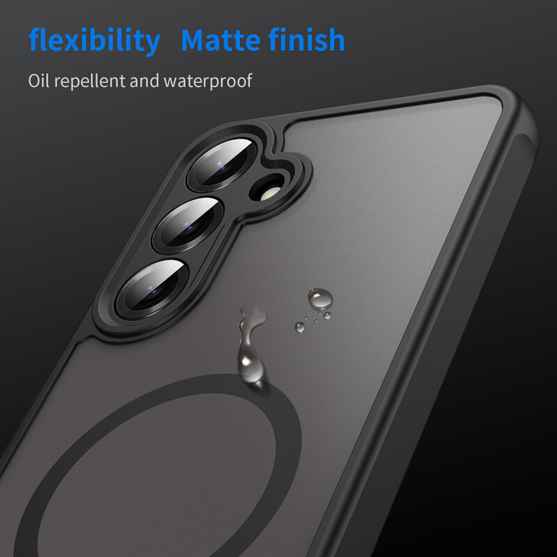 Husa Samsung Galaxy S25 Plus Techsuit HaloFrost II MagSafe, negru