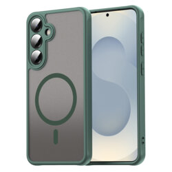 Husa Samsung Galaxy S25 Plus Techsuit HaloFrost II MagSafe, verde