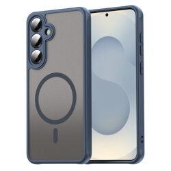 Husa Samsung Galaxy S25 Plus Techsuit HaloFrost II MagSafe, bleumarin