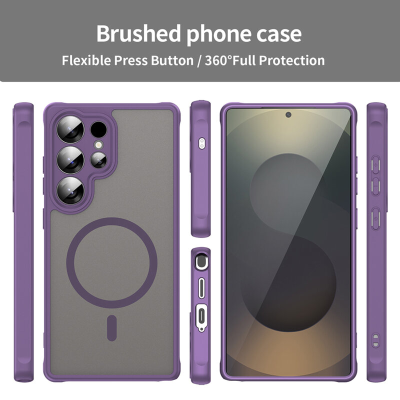 Husa Samsung Galaxy S25 Ultra Techsuit HaloFrost II MagSafe, mov