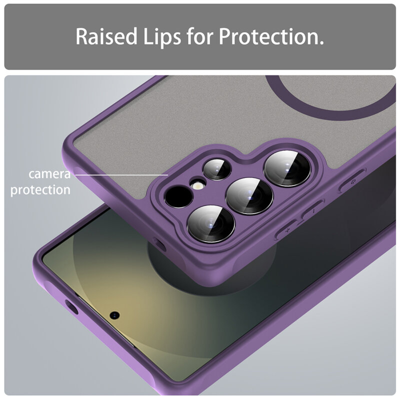 Husa Samsung Galaxy S25 Ultra Techsuit HaloFrost II MagSafe, mov