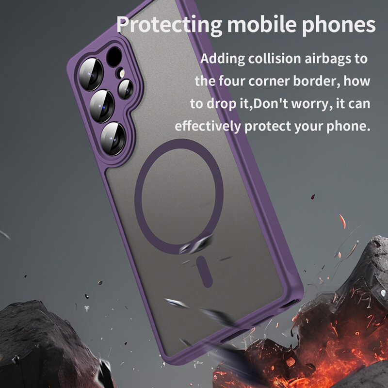 Husa Samsung Galaxy S25 Ultra Techsuit HaloFrost II MagSafe, mov