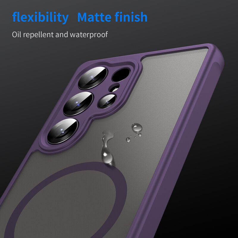 Husa Samsung Galaxy S25 Ultra Techsuit HaloFrost II MagSafe, mov